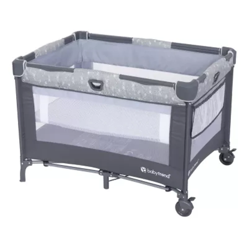 Nursery Den Playard with Snooze Pod & Flip Over Changer - Diamond Sage