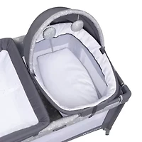 Nursery Den Playard with Snooze Pod & Flip Over Changer - Diamond Sage