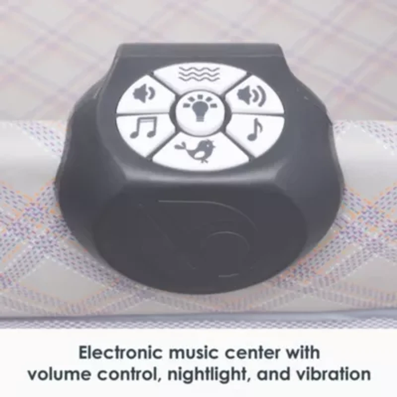 Lullaby Nursery Suite EZ-Fold Playard with Portable Rocking Lounger - Madrid Plaid