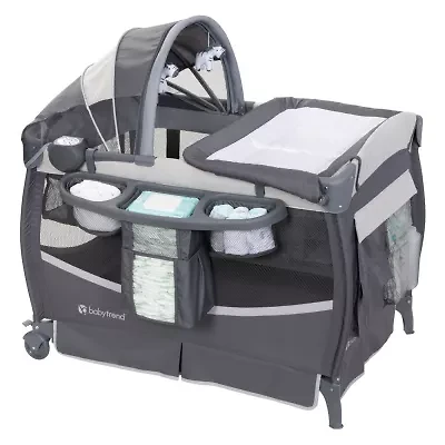 Baby Trend Deluxe II Nursery Center - Misty Grey