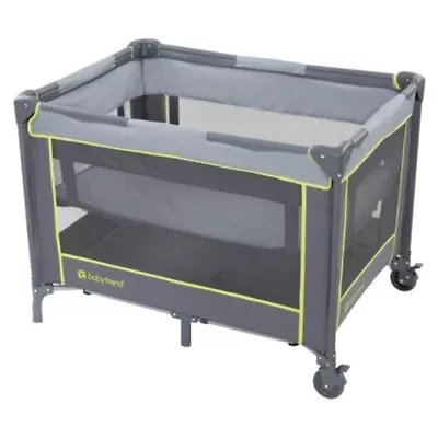 Portable Playard With Bassinet Twinkle Lime