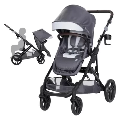 Morph Single to Double Modular Stroller - Dash Grey