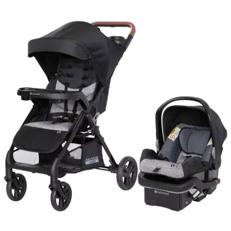 Baby Trend Passport Cargo Travel System (with EZ-Lift™ PLUS Infant Car Seat) - Black Bamboo