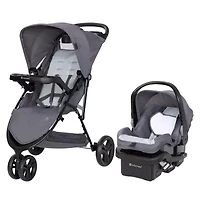 Venture 3-Wheel Stroller Travel System - Stellar Grey