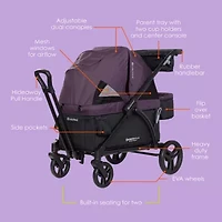 Navigator PLUS 2-in-1 Stroller Wagon - Dash Plum