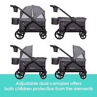 Navigator PLUS 2-in-1 Stroller Wagon - Dash Plum