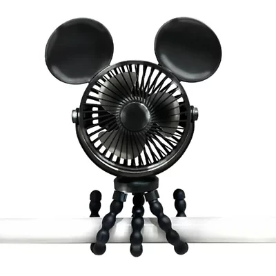 Portable, Multi-Use Stroller Fan, Mickey Mouse