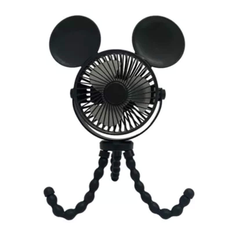 Portable, Multi-Use Stroller Fan, Mickey Mouse