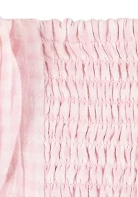 baby emerson gauze puff sleeve dress