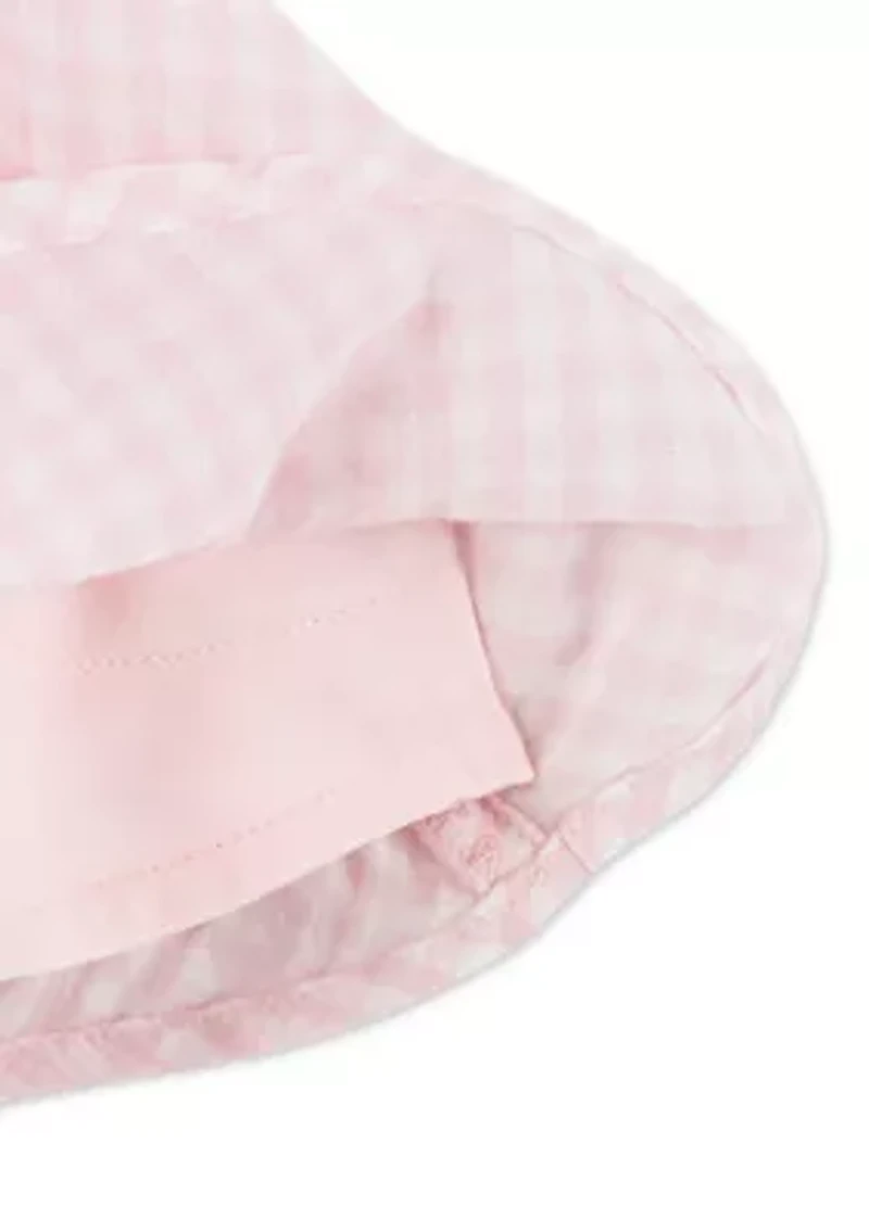 baby emerson gauze puff sleeve dress