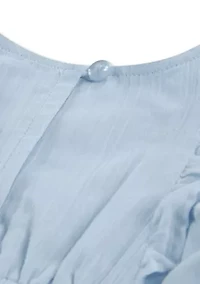 baby pintuck flutter dress