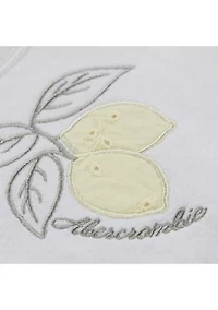 baby lemons fleece crew pullover and skort