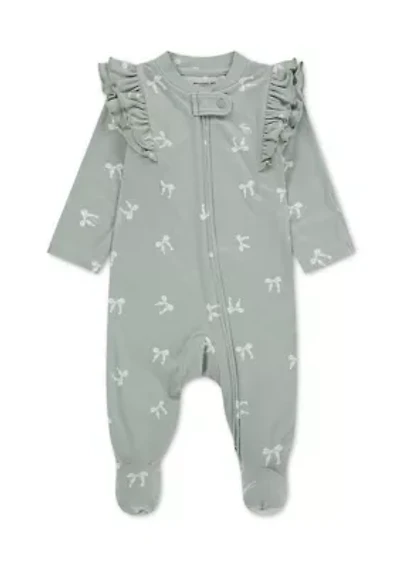 baby ruffle footed coverall