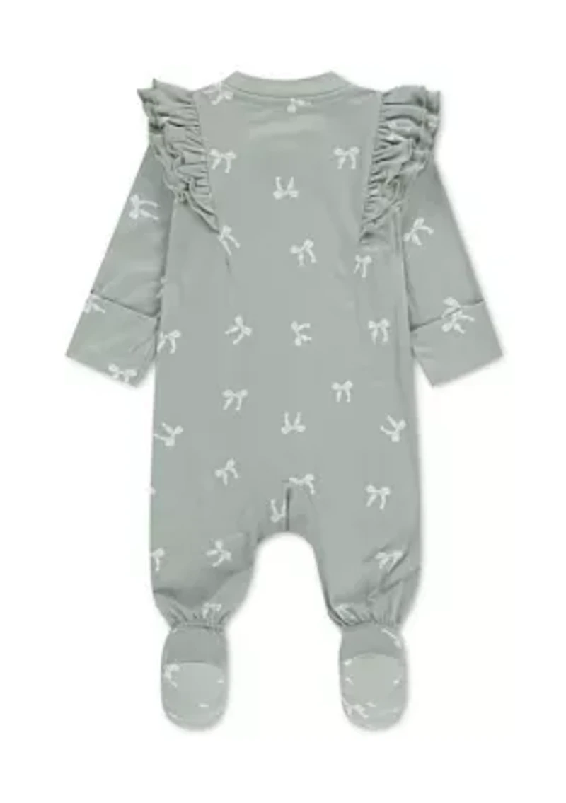 baby ruffle footed coverall
