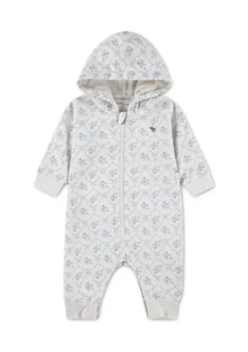 baby essential 1/2 zip coverall