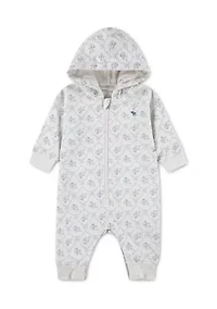 baby essential 1/2 zip coverall