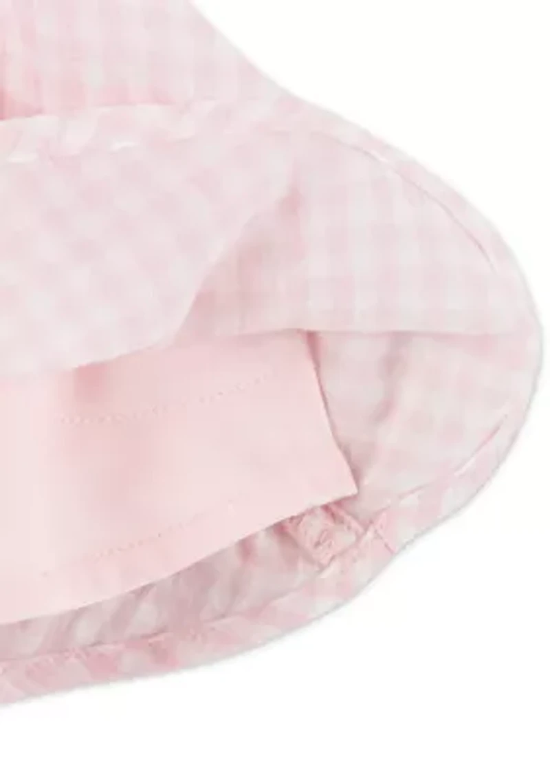 baby emerson gauze puff sleeve dress