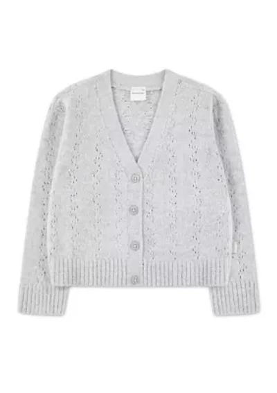 baby pointelle cardigan