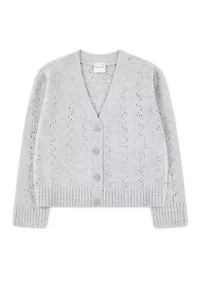baby pointelle cardigan
