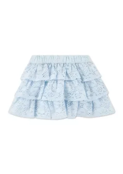 baby lace micro mini skort