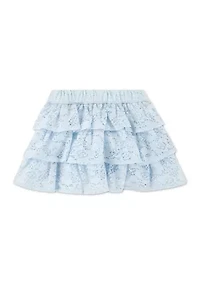 baby lace micro mini skort