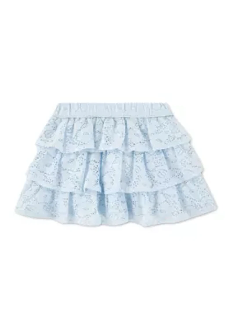 baby lace micro mini skort