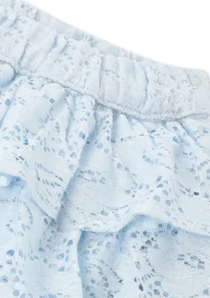 baby lace micro mini skort