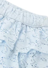 baby lace micro mini skort