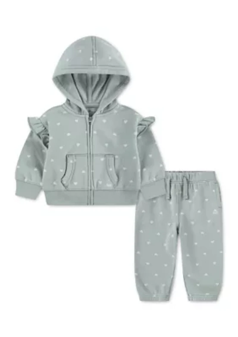 flutter zip hoodie and jogger