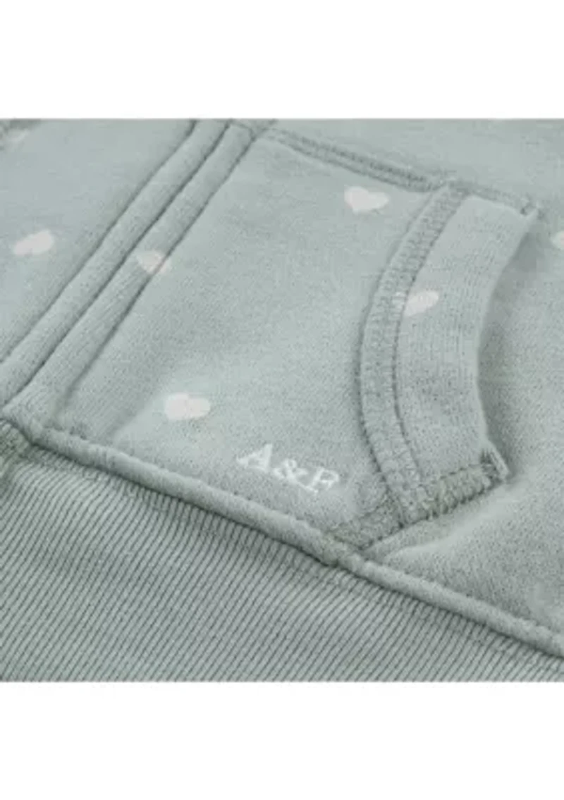flutter zip hoodie and jogger