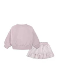 nyc fleece crew skort