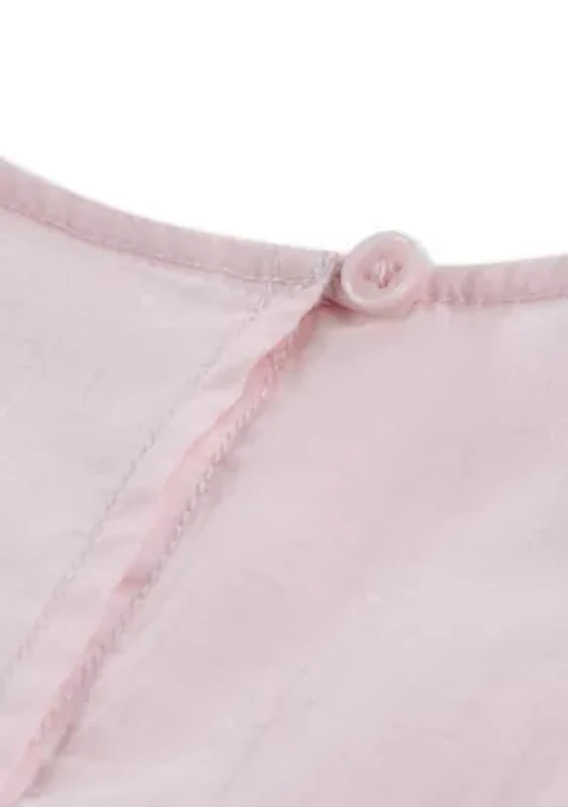 baby flutter sleeve eyelet jumpsuit
