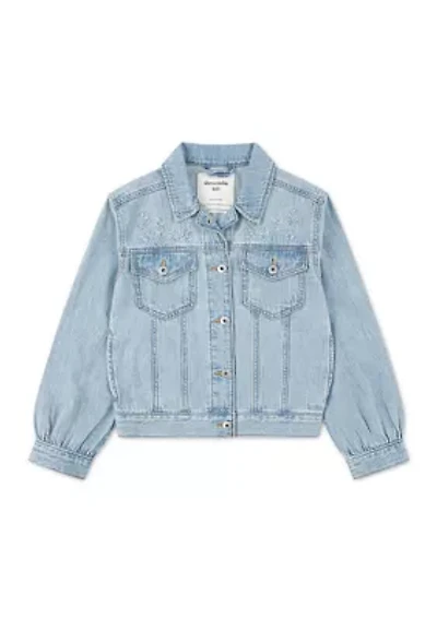 baby solid oversize dobby jacket