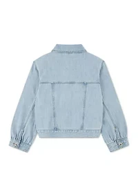 baby solid oversize dobby jacket