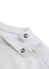 baby lemons fleece crew pullover and skort