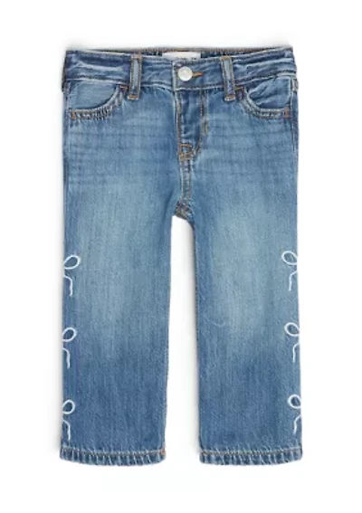 baby bow baggy jeans