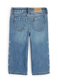 baby bow baggy jeans