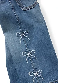 baby bow baggy jeans