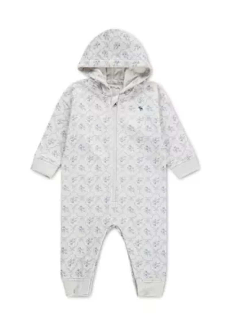 baby essential 1/2 zip coverall
