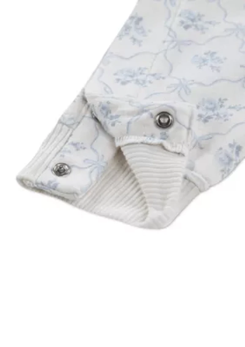 baby essential 1/2 zip coverall