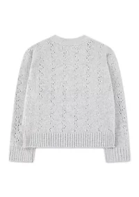 toddler pointelle cardigan