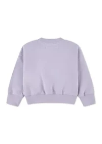 toddler graphic off shoulder sweatshirt