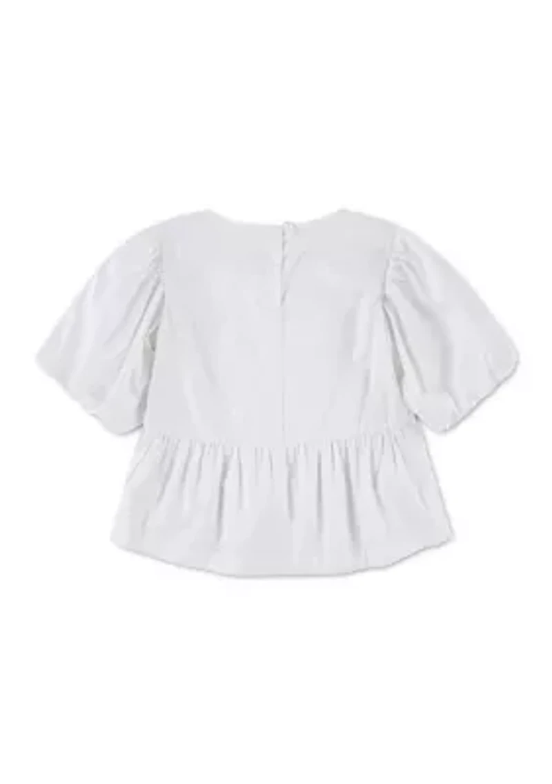toddler bow front top