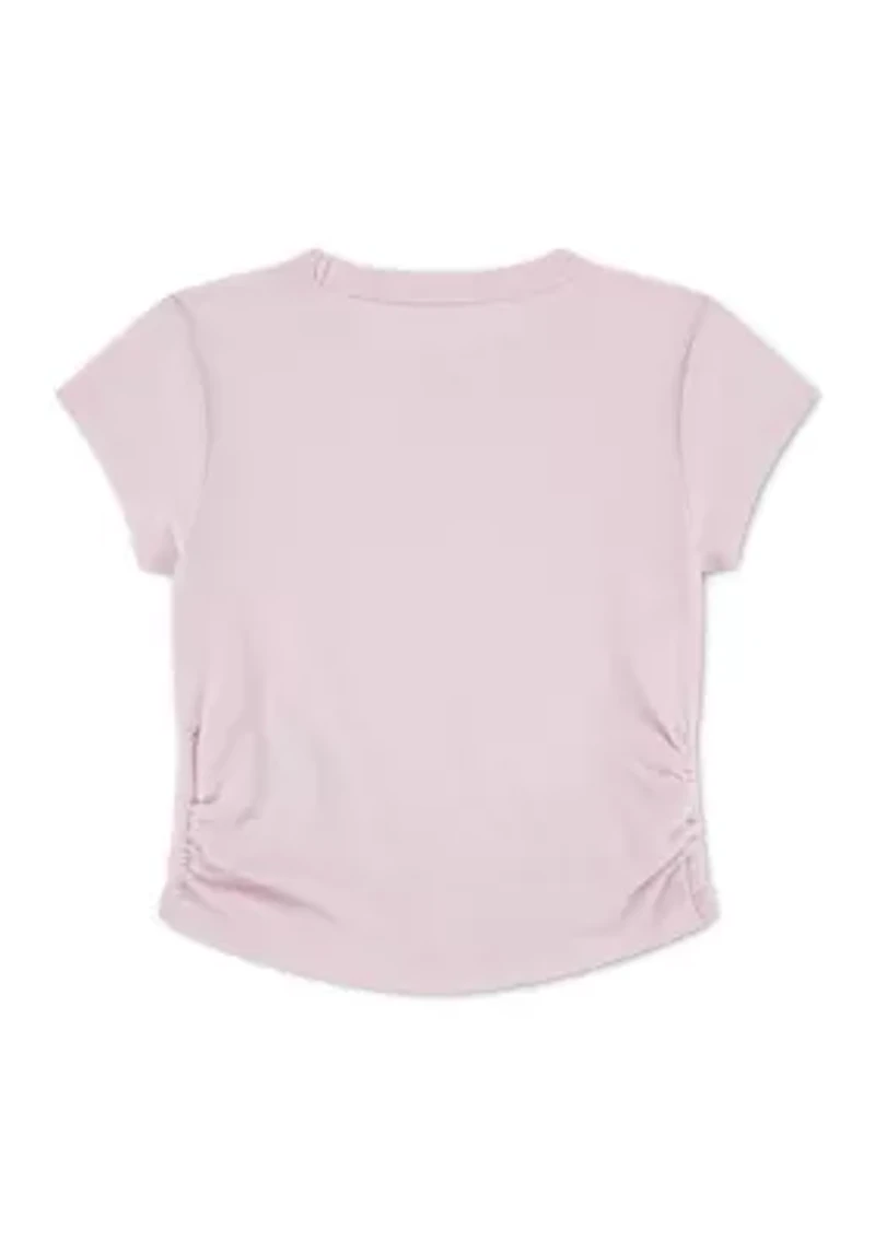 toddler me and the girls side knot t-shirt