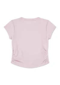 toddler me and the girls side knot t-shirt