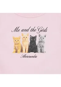 toddler me and the girls side knot t-shirt