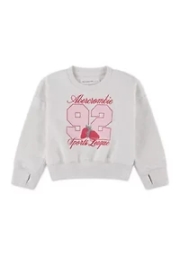 toddler graphic crew neck sweatshirt