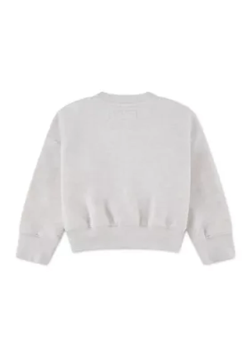 toddler graphic crew neck sweatshirt