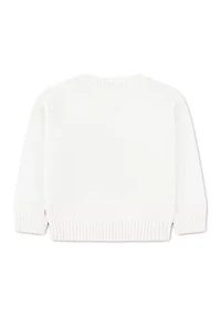 toddler cherry oversized crew neck sweatshirt