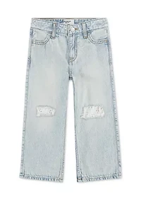 toddler eyelet destroy baggy jeans